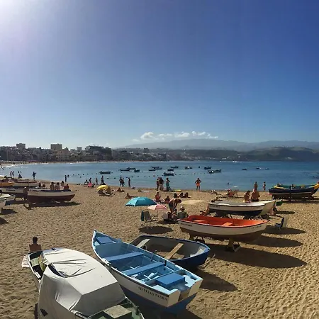 Studio 2 Min Walk Las Canteras Beach - Workspace * Las Palmas de Gran Canaria